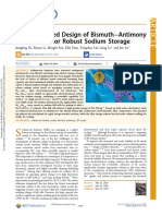 Durian-Inspired Design of Bismuth-Antimony Alloy Arrays For Robust Sodium Storage