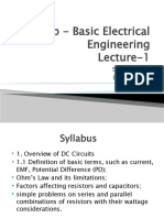 On Basic Electrical - 1