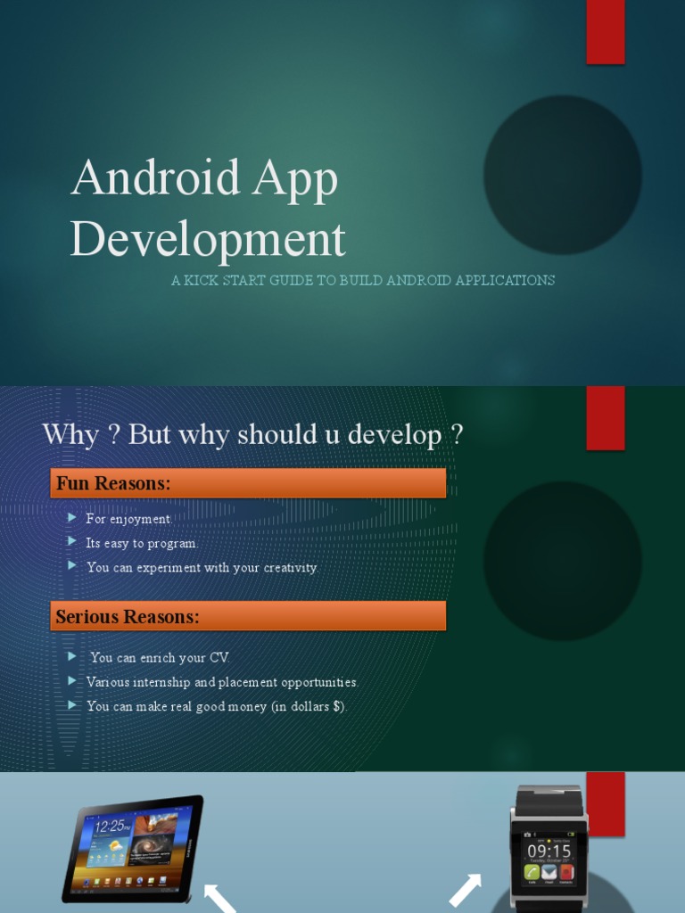 Android App Development Kickstart Guide | PDF | Android (Operating ...