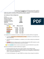 Auditoría Cuentas por Cobrar AROMAS S.A. 2020