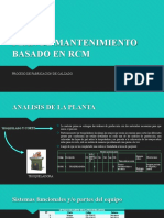 Plan de Mantenimiento Basado en RCM