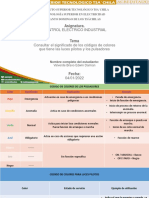 Consulta Codigo de Colores de Pulsadores y Luces Pilotos