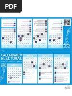 Calendario Electoral 2026: Fechas Clave | PDF | Votación | Elecciones