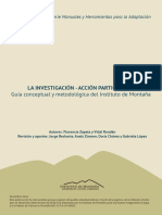 Investigacion Accion Participativa IAP Zapata y Rondan