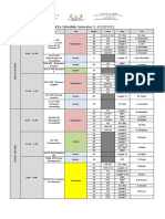 Final Ex Schedule Semester 1 - 2021/2022: Day Hour Level Nember Group Room Obs