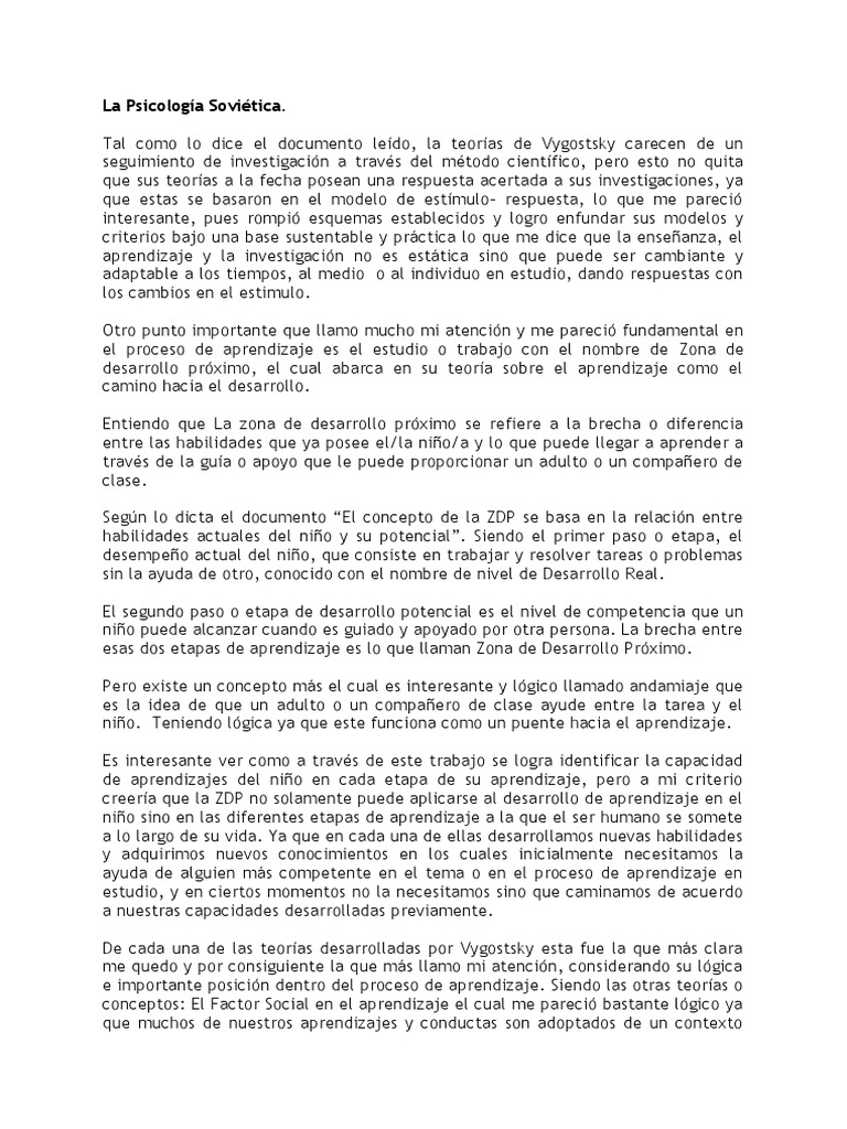 Memo Analitico II PDF Aprendizaje Sicología
