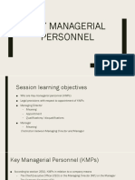 Key Managerial Personnel