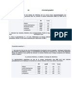 Exercices de Chromatographie (3)