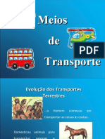 Evolução dos Transportes