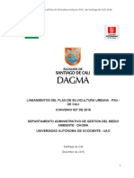 Lineamientos Del Plan de Silvicultura Urbana de Cali - Convenio 027 de 2016