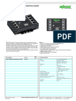 852-112 8-Port 100BASE-TX Industrial Eco Switch: Description Technical Data
