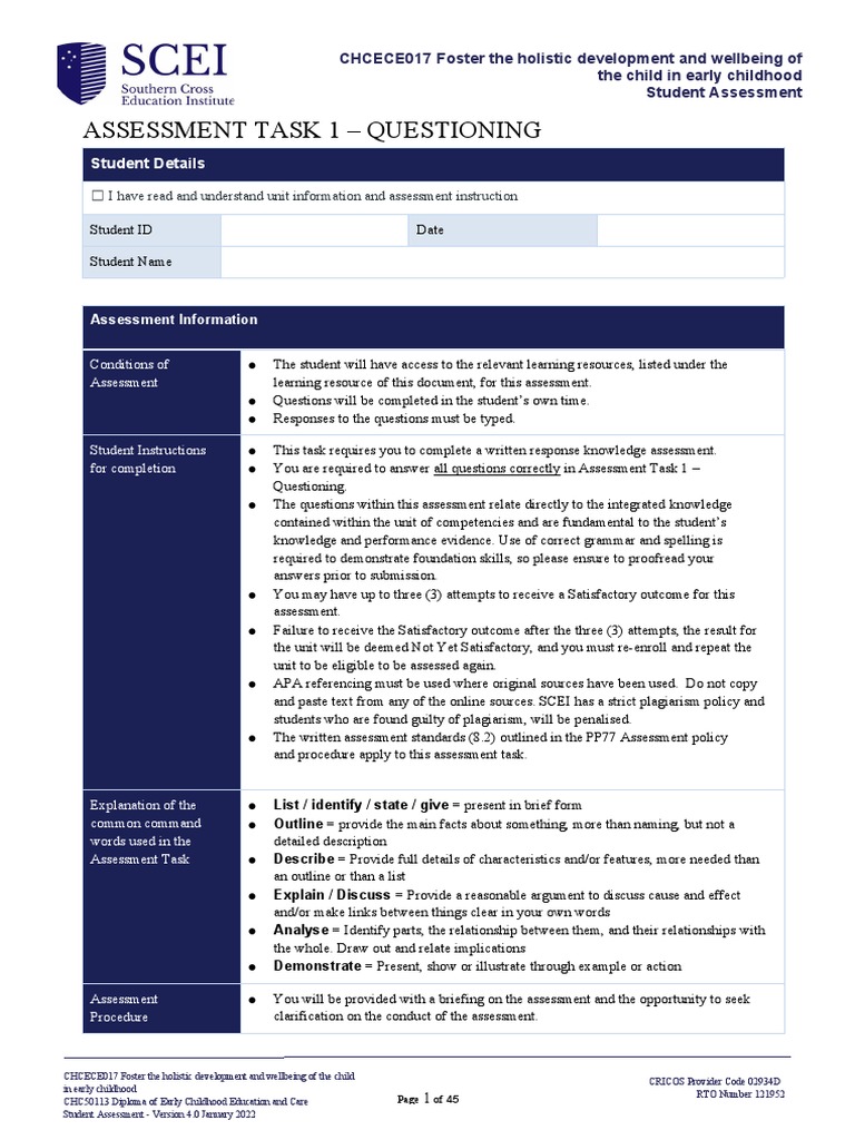 Early Childhood Development Guide | PDF | Constructivism (Philosophy Of ...