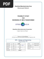 Feasibility Study - Rewinding of 4MVA Transformer - For Signature