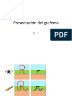 Presentación del grafema r