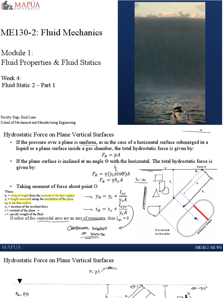 Week4 - ME130-2 - Part 1 | PDF | Dam | Continuum Mechanics