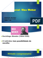 Ação social- Max Weber