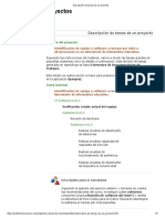 Descripción de Tareas de Un Proyecto