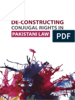 De Constructing Conjugal Rights in Pakistani Law