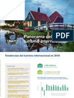 Panorama Turismo Mundial 2020