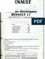 schema elecrikal Renault 11