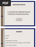APRESENTAÇÃO EDUCAÇÃO DIGITAL