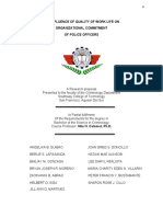 The Influence of Quality of Work Life On Organizational Commitment of Police Officers