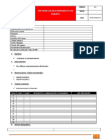 E.) Informe Mantenimiento Preventivo y Correctivo