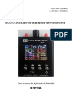 Medição precisa de impedância vetorial portátil