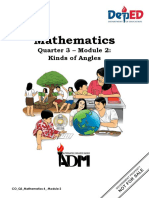 Mathematics: Quarter 3 - Module 2: Kinds of Angles