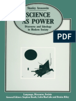 Stanley Aronowitz - Science as Power. Discourse and Ideology in Modern Society