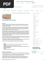 Dermatite de contato » SBD - Sociedade Brasileira de Dermatologia
