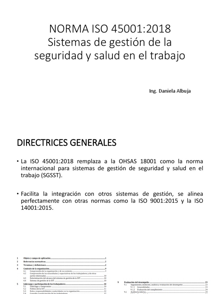 Norma Iso 45001 | PDF | Planificación | Business
