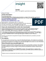 Managerial Auditing Journal: Article Information