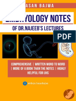 Embryology Notes by Dr. Najeeb
