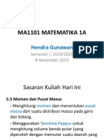 Ma1101 Matematika 1A: Hendra Gunawan