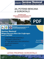 Seminar Nasional MITIGASI BENCANA ALAM DAN LINGKUNGAN