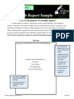 Writing Center Writing A Lab Report