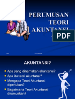 Teori Akuntansi - PERUMUSAN TEORI AKUNTANSI