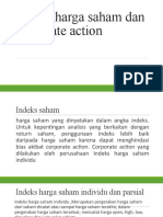 Indeks Harga Saham Dan Corporate Action