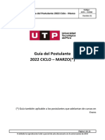 ADM - GU060 Guía Del Postulante 2022 Enero Marzo