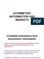 Eco 1 - Economics of Asymmetric Information