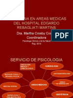 PSICOLOGIA EN AREAS MEDICAS DEL HOSPITAL EDGARDO REBAGLIATI