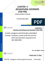 MENTAL] Mental and Behavioural Disorders (F00-F99