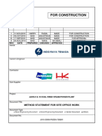 Method Statement For Site Office