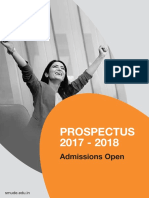 Prospectus 2017 - 2018: Admissions Open