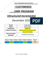G3 Customized Recomp Program (Structured Increments) : December 2019