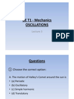 GE T1 - Mechanics Oscillations Oscillations