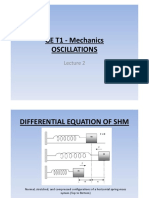 GE T1 - Mechanics Oscillations Oscillations