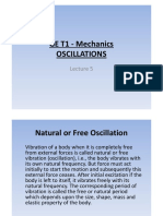 GE T1 - Mechanics Oscillations Oscillations