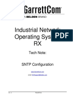 TechNoteRX SNTP Setup